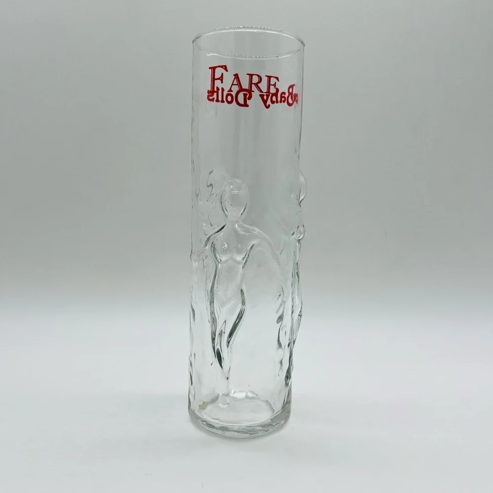 Clear Glass Bar Accessory from Baby Dolls Fare Nightclub
